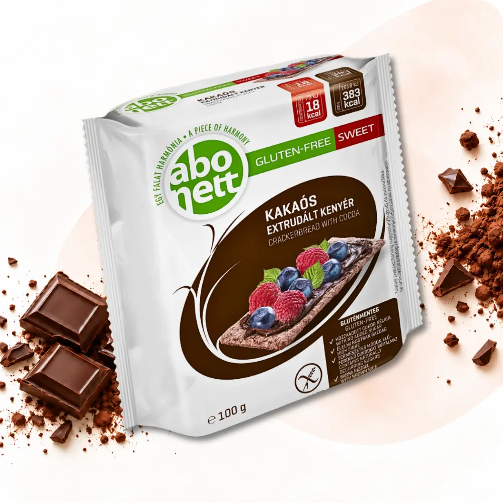 Crackerbread with Cocoa, 100 g pack