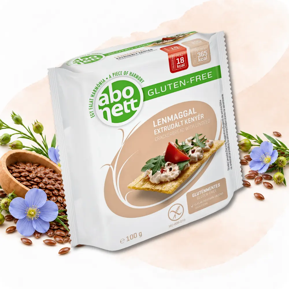 Crackerbread with Linseed, 100 g pack