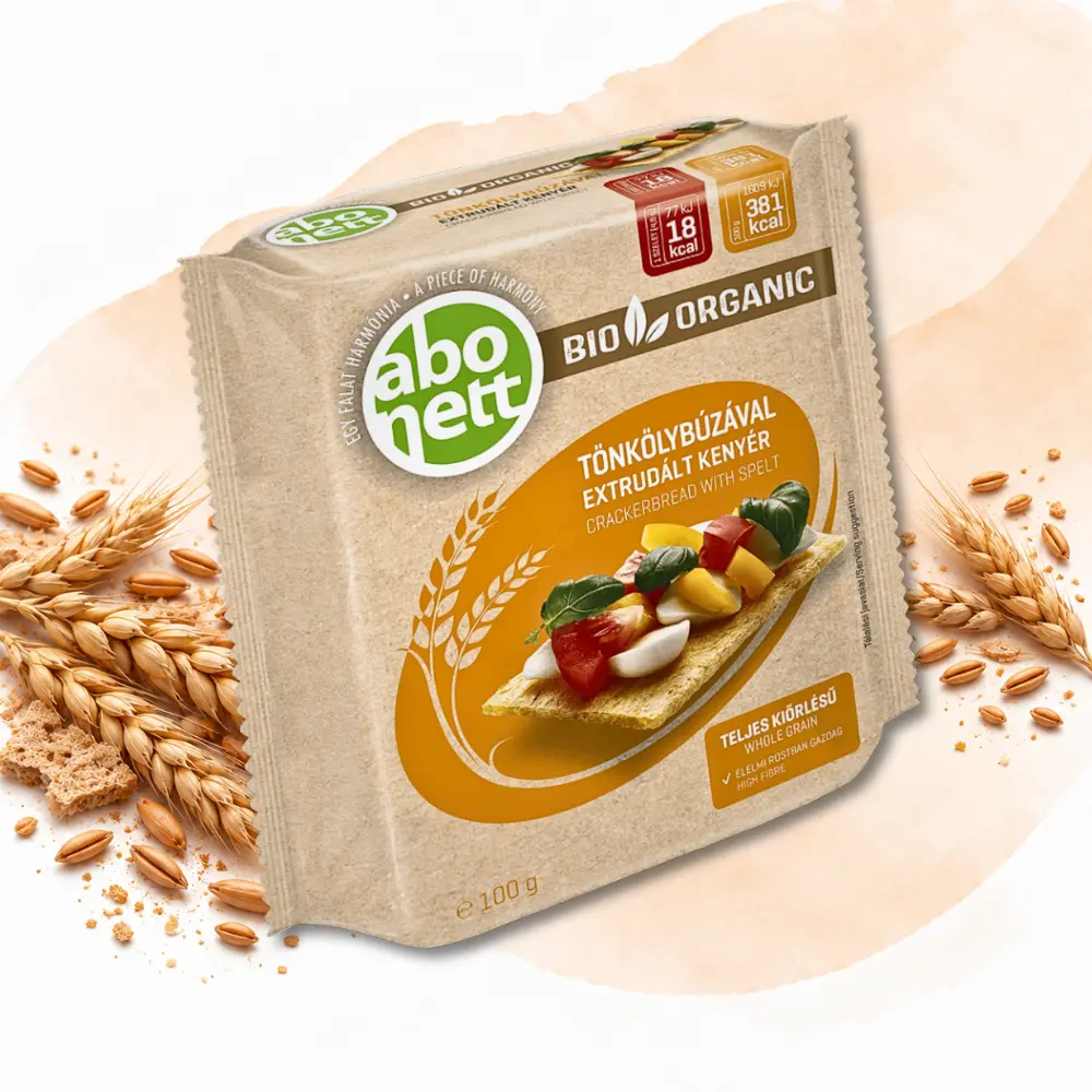 Organic Crackerbread with Spelt, 100 g pack