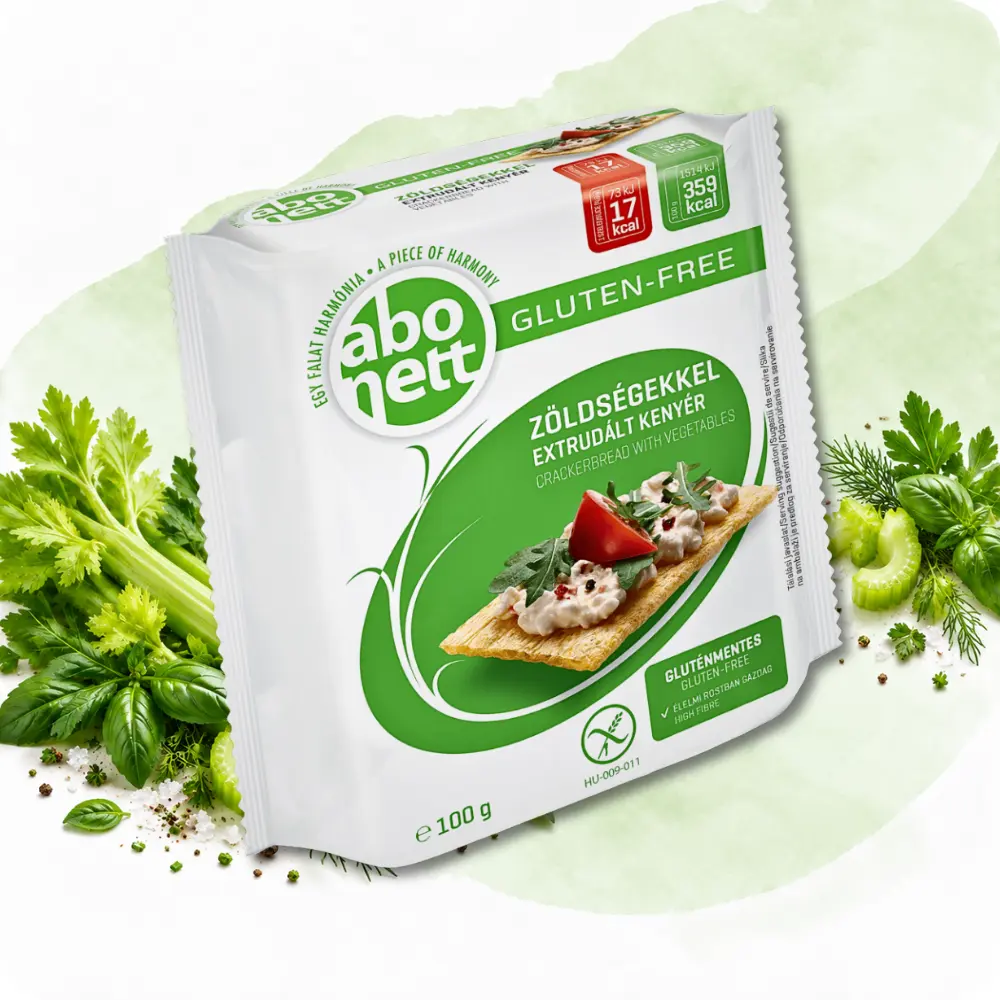 Crackerbread with Vegetables, 100 g pack