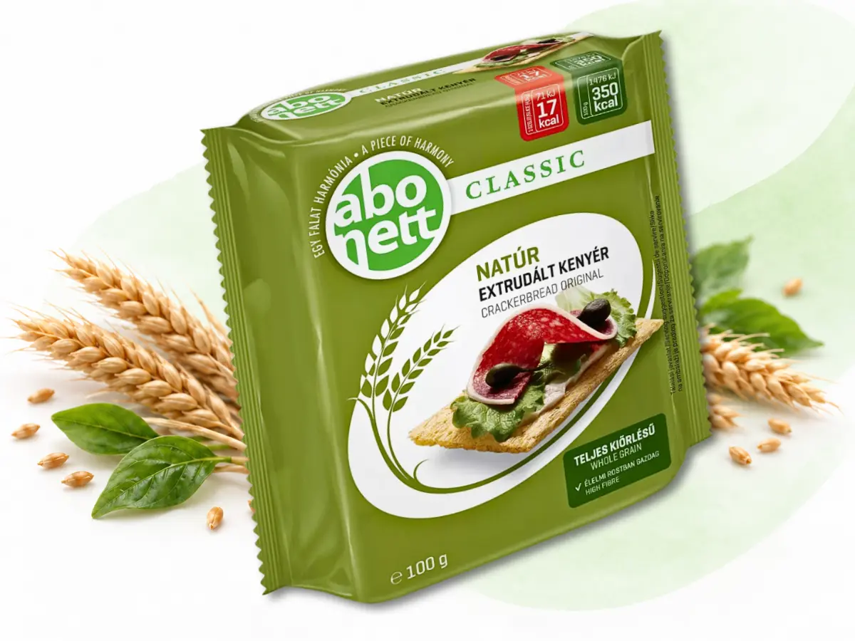 Abonett Classic natural crackerbread pack with wheat ears
