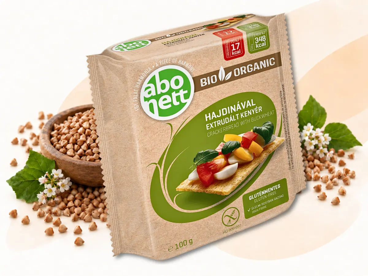 Abonett BIO Organic buckwheat crackerbread pack